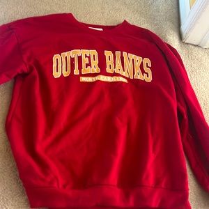 Crew neck outback red woman small